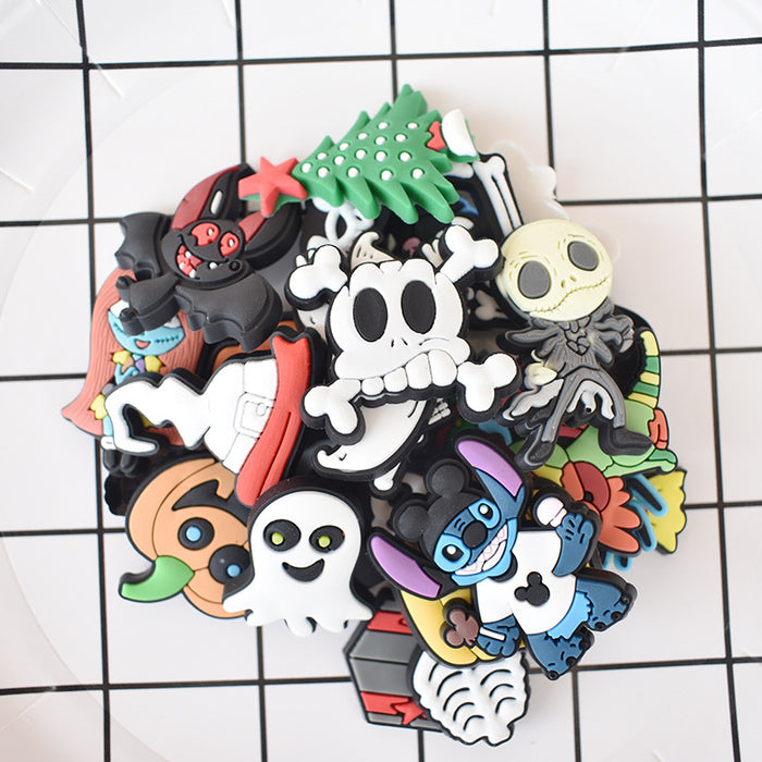 Wholesale Random 100pcs Cartoon Cute PVC DIY Accessories Croc Charms (M) JDC-CCS-XinQ003