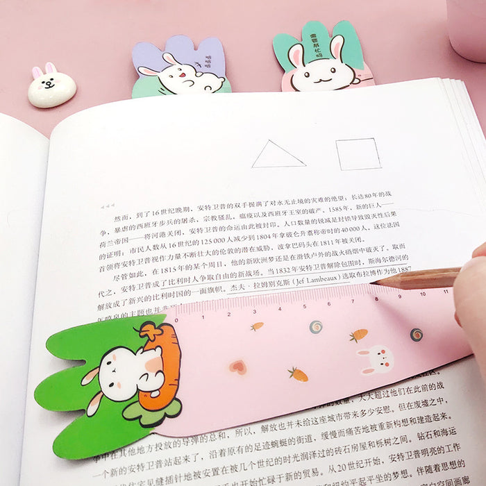 Wholesale Ruler ABS Cute Carrot Magnetic Soft Ruler JDC-RR-MPai002