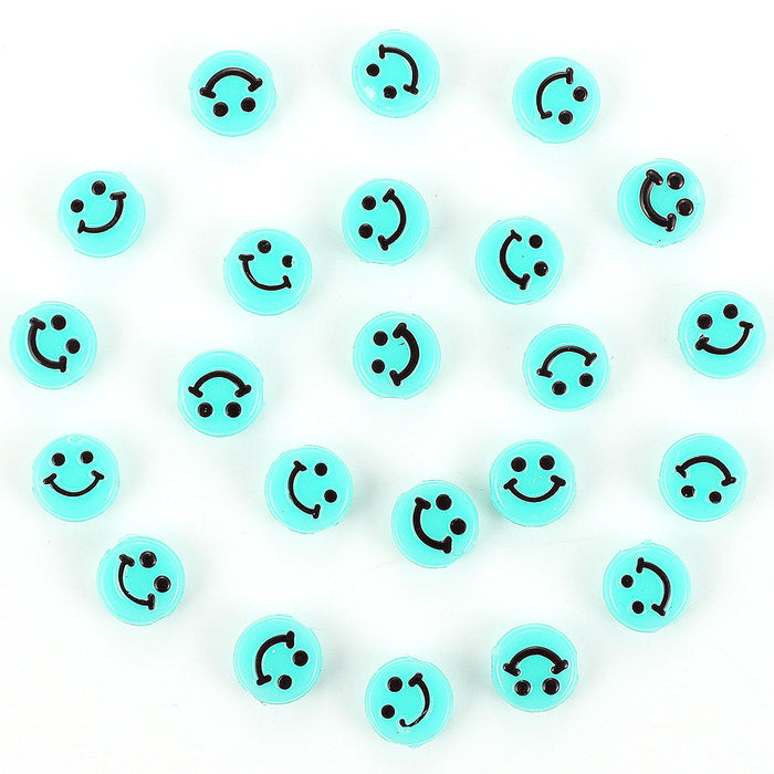 Wholesale DIY Jewelry Accessories Color Smiley Resin Handmade 15 Grid Set JDC-DIY-Jingy003