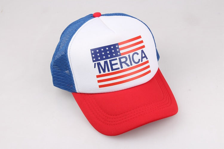 Wholesale 4th of July Independence Day Heat Transfer Outdoor Baseball Cap MOQ≥3 JDC-FH-PDai001