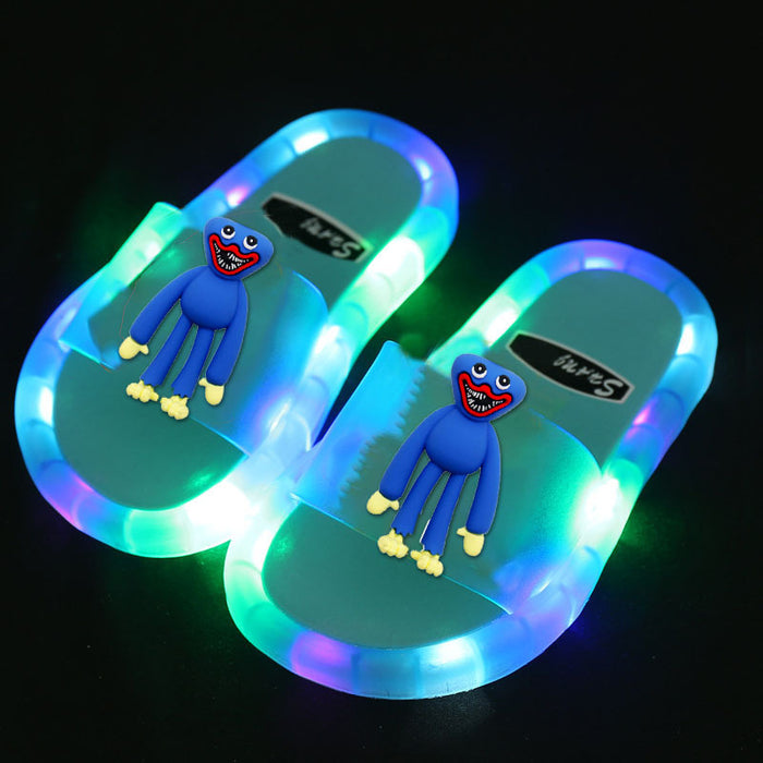 Wholesale children's luminous slippers light luminous shoes JDC-SP-BYY001