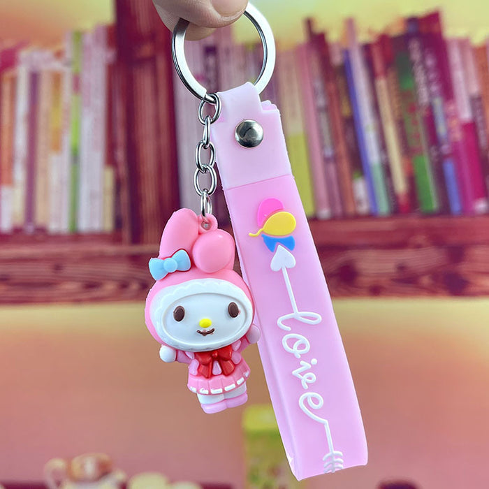 Wholesale keychain pvc pendant cute cartoon MOQ≥10 JDC-KC-MQu001