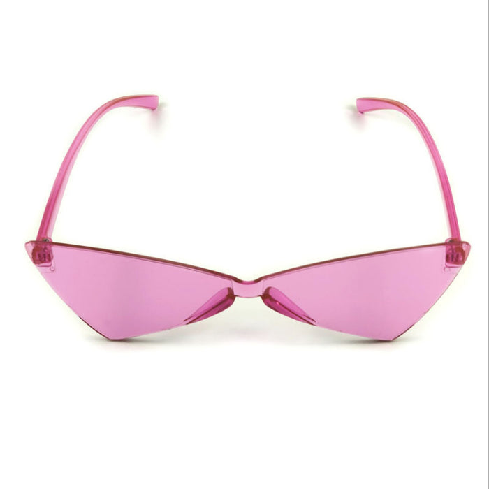 Jewelry WholesaleWholesale conjoined candy color triangle bow sunglasses JDC-SG-RunJ003 Sunglasses 润璟 %variant_option1% %variant_option2% %variant_option3%  Factory Price JoyasDeChina Joyas De China