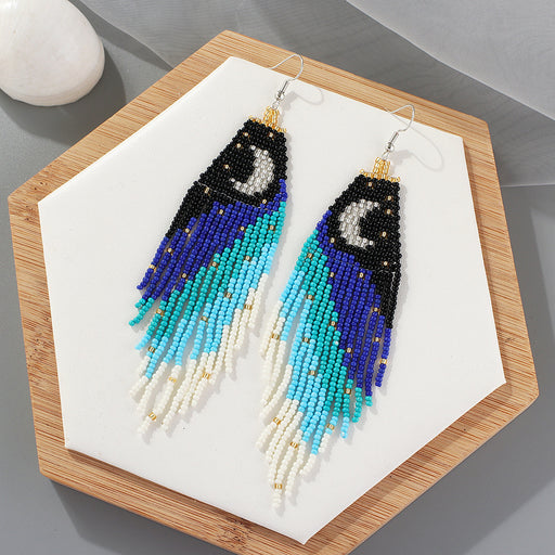 Jewelry WholesaleWholesale boho fringed gypsophila earrings JDC-ES-YuanQ003 Earrings 圆沁 %variant_option1% %variant_option2% %variant_option3%  Factory Price JoyasDeChina Joyas De China