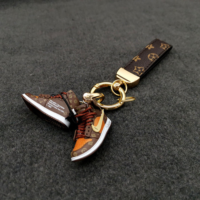 Jewelry WholesaleWholesale Leather Sneakers Lanyard Keychain (F) JDC-KC-YTai004 Keychains 伊太 %variant_option1% %variant_option2% %variant_option3%  Factory Price JoyasDeChina Joyas De China