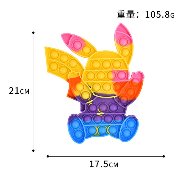 Jewelry WholesaleWholesale Bunny Puzzle Decompression Toy Finger Bubble Fun JDC-FT-Bais012 fidgets toy 百思 %variant_option1% %variant_option2% %variant_option3%  Factory Price JoyasDeChina Joyas De China