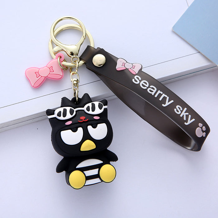 Wholesale Keychain Silicone Cute Cartoon Keychain MOQ≥2 (S) JDC-KC-ARui005