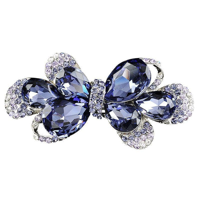 Wholesale Rhinestone Bow Hair Clip Medium Clip JDC-HC-DLA003