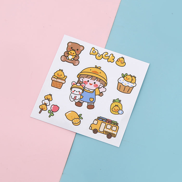 Wholesale Sticker pvc Cute Cartoon (M) JDC-ST-WeiL001