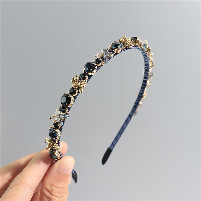 Jewelry WholesaleWholesale Vintage Rhinestone Hair Band JDC-HD-ZC003 Headband 智承 %variant_option1% %variant_option2% %variant_option3%  Factory Price JoyasDeChina Joyas De China