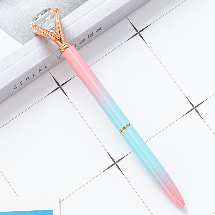 Wholesale Ballpoint Pen Metal Gradient Diamond Pen MOQ≥2 JDC-BP-huah080