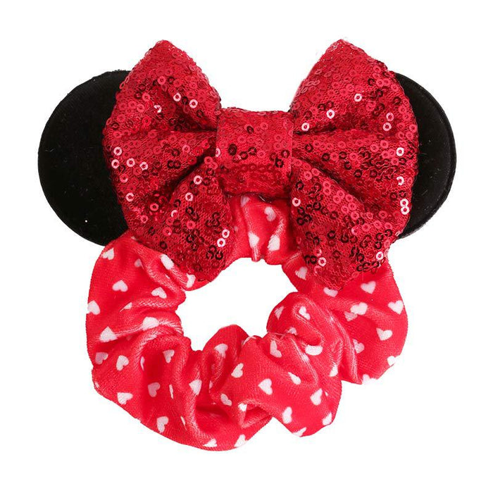 Wholesale Valentine's Day Large Intestine Hoop Ear Bow Hair Accessories （M）JDC-HS-Danzuo009