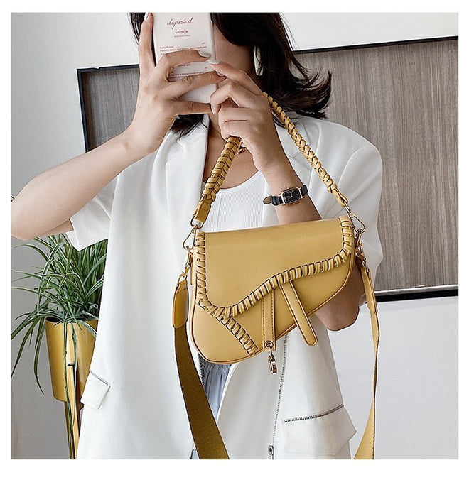 Wholesale Shoulder Bag PU Underarm Saddle Bag Diagonal Cross JDC-SD-Zhengn003