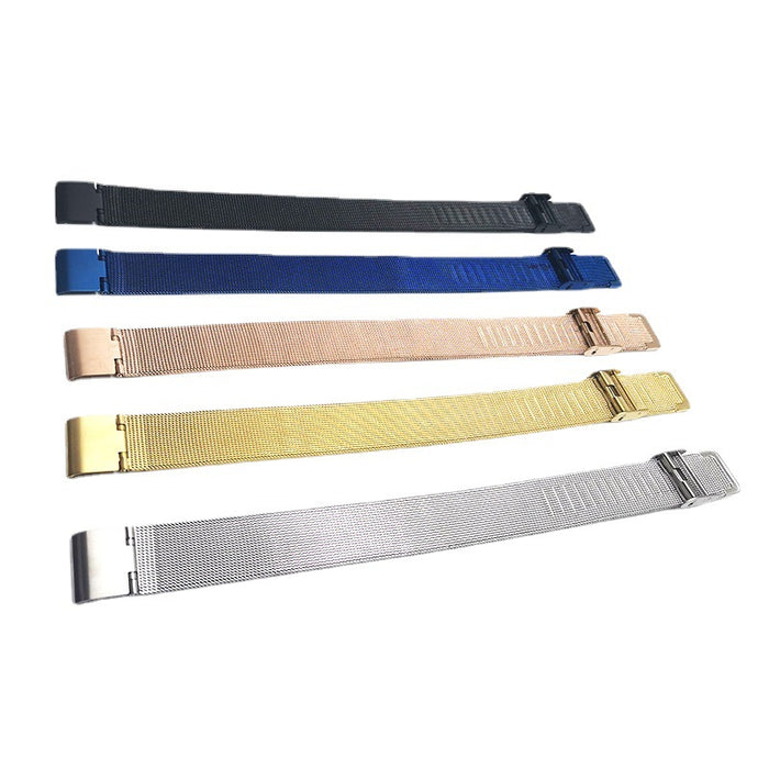 Wholesale 8MM Titanium Steel Buckle Metal Watch Band Bracelet JDC-WD-KSN001