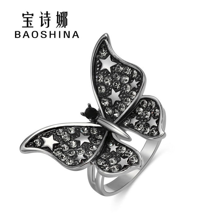 Wholesale Butterfly Dragonfly Series Combination Ring JDC-RS-ChenR052