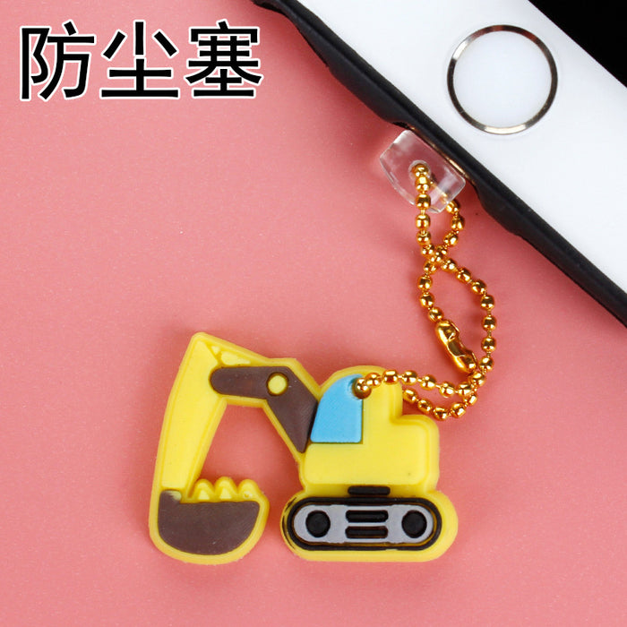 Wholesale Mobile Phone Dust Plug PVC Cute Car Airplane Pendant MOQ≥3 JDC-PC-ZhongJ009