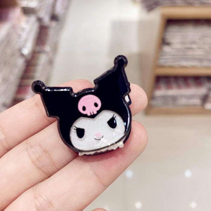 Wholesale hairpin acrylic sweet cool cartoon dark glitter mini MOQ≥2 JDC-HC-RuoTong006