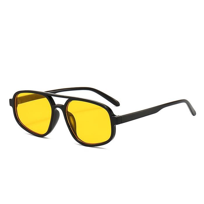 Wholesale Sunglasses PC Retro Double Beam Big Frame JDC-SG-BoY011