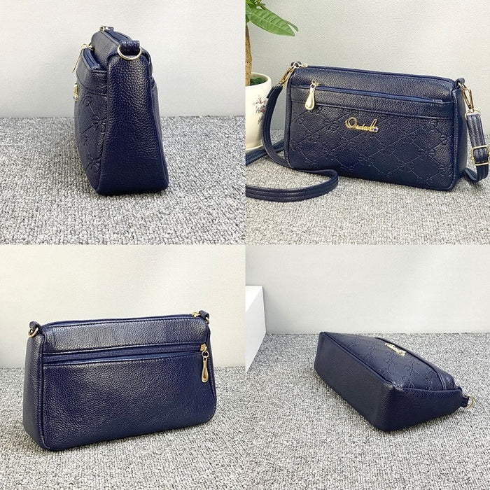 Wholesale shoulder bag PU multi-layer large capacity JDC-SD-Qianzi002