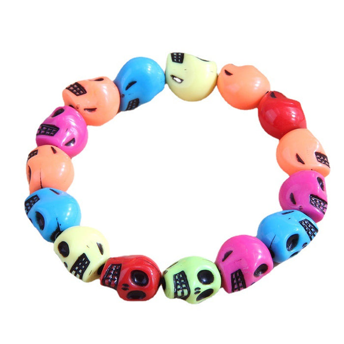 Wholesale Simple Color Skull Personality Temperament Bracelet JDC-BT-WY133