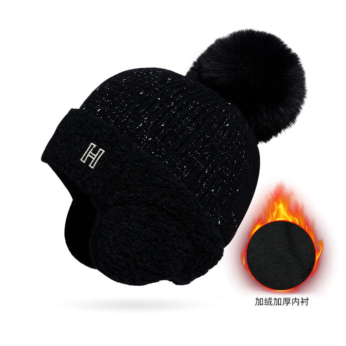 Wholesale Hat Polyester Fleece Winter Warm Ear Protector Head Cap MOQ≥2 JDC-FH-BG016