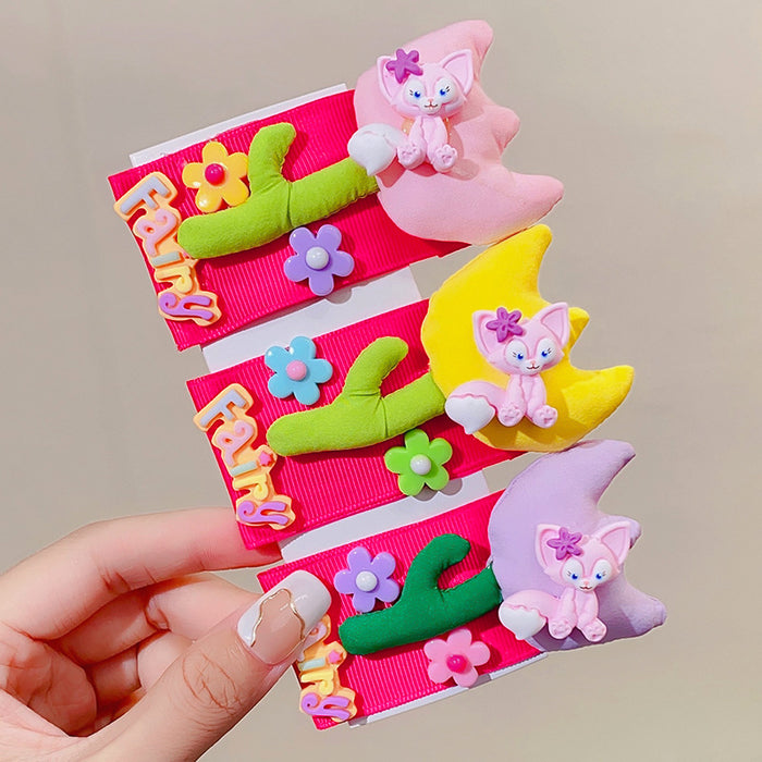 Wholesale tulip breaking clip girl cartoon bangs clip JDC-HC-HShi002