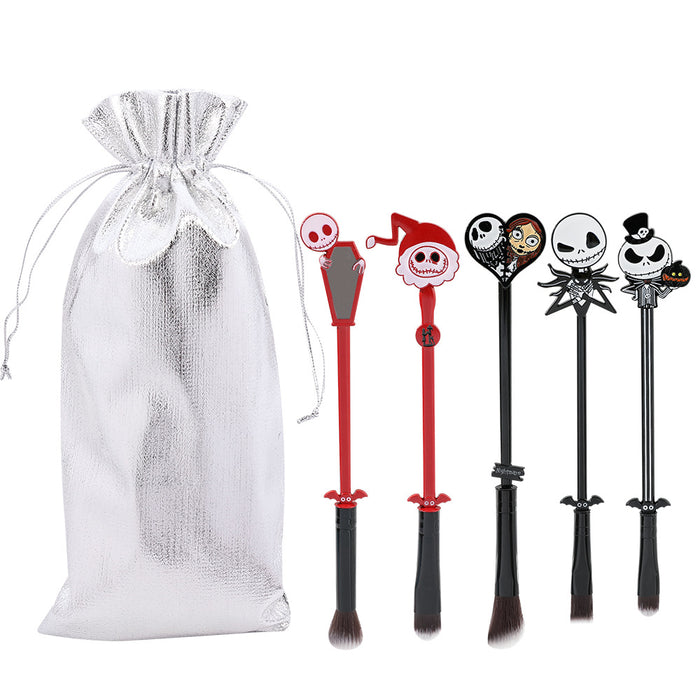 Wholesale Cartoon Artificial Fiber Makeup Brush Set (M) MOQ≥3 JDC-MB-GYu006