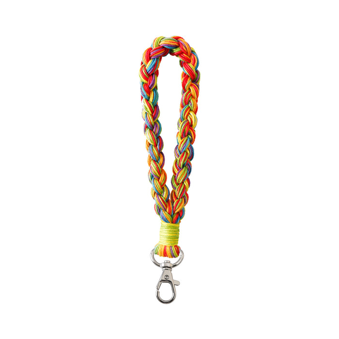 Jewelry WholesaleWholesale color hand-woven lanyard keychain MOQ≥2 JDC-KC-JM027 Keychains 杰米 %variant_option1% %variant_option2% %variant_option3%  Factory Price JoyasDeChina Joyas De China