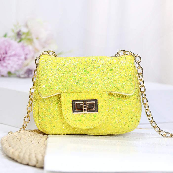 Wholesale princess glitter messenger bag baby small fragrance JDC-SD-Yixuan001