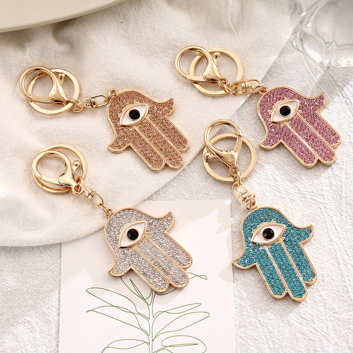 Jewelry WholesaleWholesale creative devil's eye metal keychain MOQ≥2 JDC-KC-ChaoK004 Keychains 超凯 %variant_option1% %variant_option2% %variant_option3%  Factory Price JoyasDeChina Joyas De China