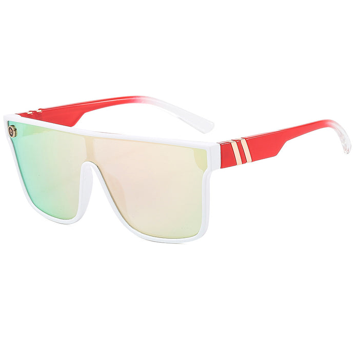 Wholesale Outdoor Cycling Glasses Large Frame Colorful Siamese One Piece JDC-SG-FeiW004