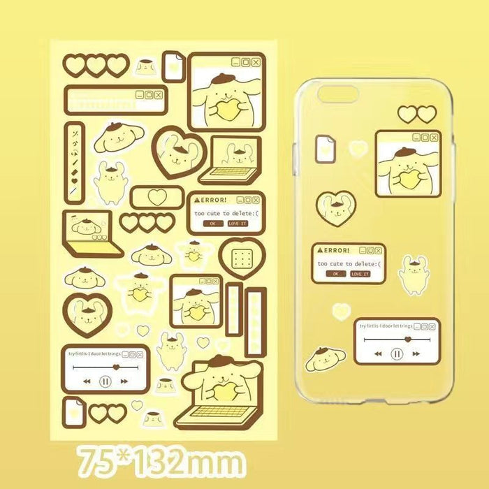 Wholesale Sticker Laser Cute Cartoon DIY Set(S) MOQ≥2 JDC-ST-RuiY002