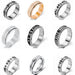 Jewelry WholesaleWholesale Titanium Steel Rotating Stars Moon Decompression Anti-Anxiety Ring JDC-RS-DingC001 Rings 顶潮 %variant_option1% %variant_option2% %variant_option3%  Factory Price JoyasDeChina Joyas De China