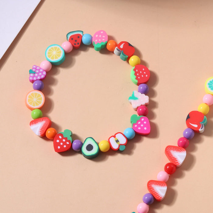 Wholesale Hand Beaded Colorful Rice Beads Mix and Match Necklace Bracelet Set JDC-BT-SYu005