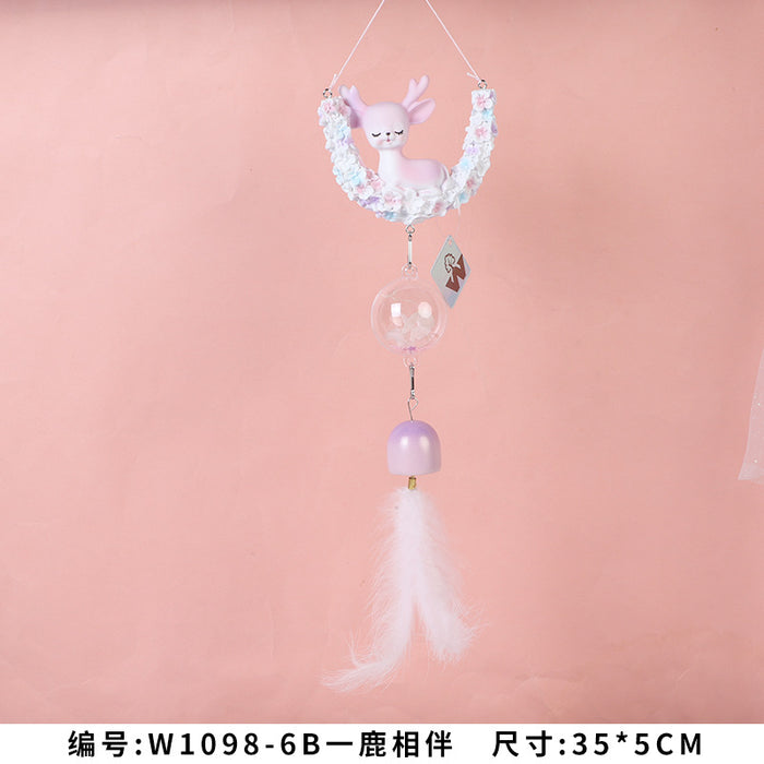 Wholesale Dream Catcher Cute Glowing Cartoon Little Lucky Wind Chime MOQ≥2 JDC-DC-Shangs001