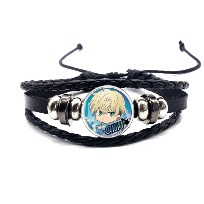 Pulsera de pulsera ajustable de caricatura al por mayor MOQ≥2 (M) JDC-BT-Yany007