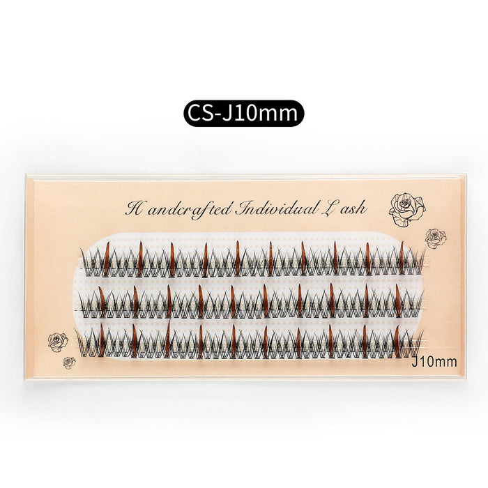 Wholesale Blossom Planting False Eyelashes Color Single Cluster JDC-EY-LanJL005