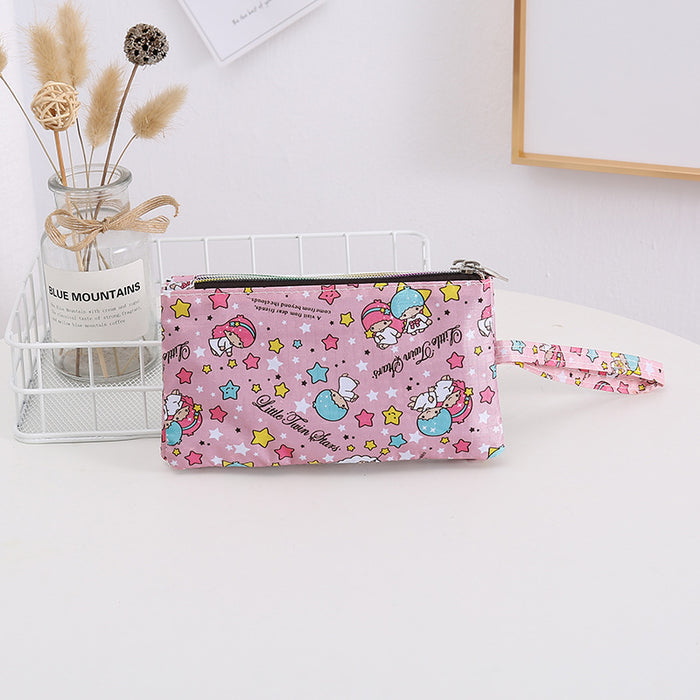 Wholesale Cartoon Waterproof Oxford Cloth Wallet (F) MOQ≥3 JDC-WT-Xinka001