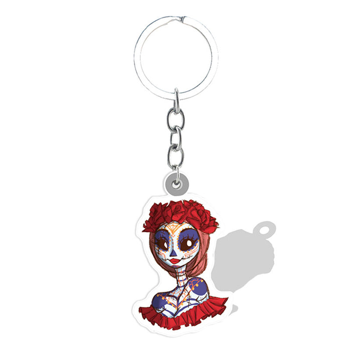 Wholesale Keychain Shrink Sheet Resin Iron Chain Anime Cartoon Cute MOQ≥2 JDC-KC-WJiao017