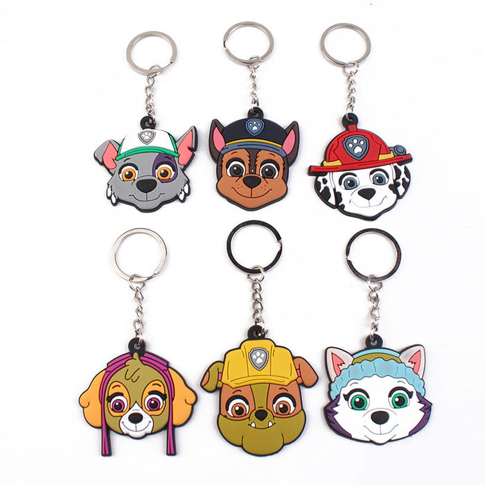 Jewelry WholesaleWholesale pvc soft keychain cartoon dog MOQ≥2 JDC-KC-MiMai002 Keychains 米麦 %variant_option1% %variant_option2% %variant_option3%  Factory Price JoyasDeChina Joyas De China