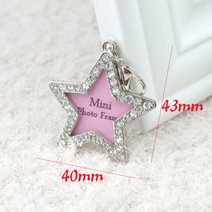 Wholesale Zinc Alloy Diamond Dog Tag MOQ≥3 JDC-PL-ChangZ003