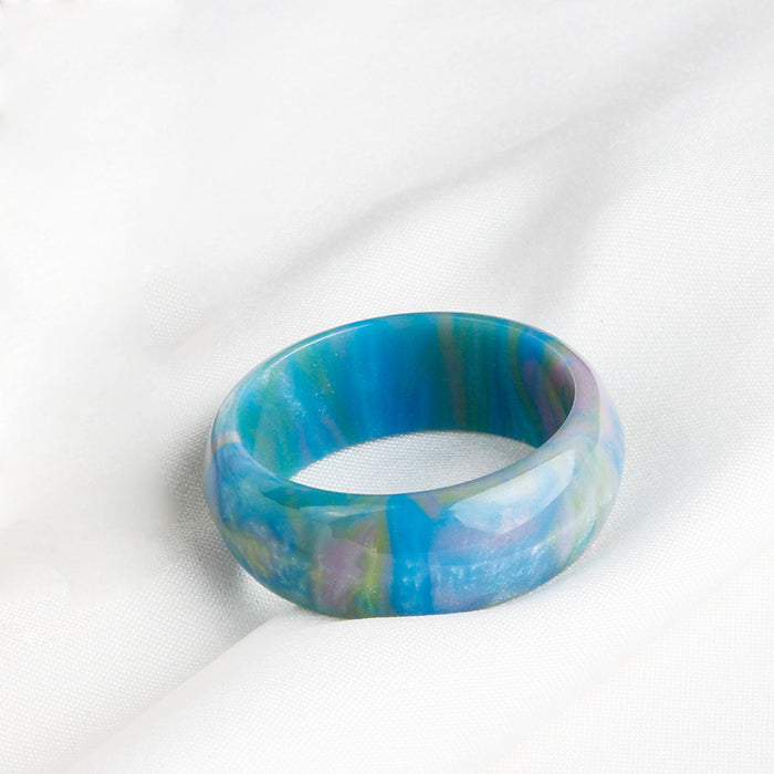 Wholesale Multicolored Glitter Acrylic Rings JDC-RS-XTS002