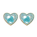 Jewelry WholesaleWholesale double layer heart shape geometric alloy diamond earrings JDC-ES-JL953 Earrings 氿乐 %variant_option1% %variant_option2% %variant_option3%  Factory Price JoyasDeChina Joyas De China