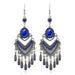 Jewelry WholesaleWholesale Ethnic Feng Rhinestone Tassel Metal Earrings JDC-ES-LY016 Earrings 乐钰 %variant_option1% %variant_option2% %variant_option3%  Factory Price JoyasDeChina Joyas De China