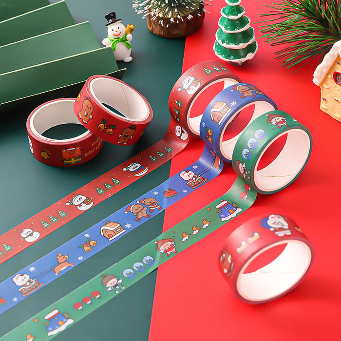 Wholesale tape paper paper cartoon christmas MOQ≥2 JDC-TP-dichen002