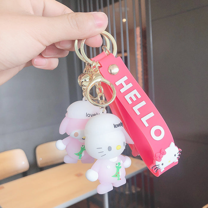 Wholesale Keychain PVC Cute Cartoon Doll Ornament JDC-KC-FeiRun083