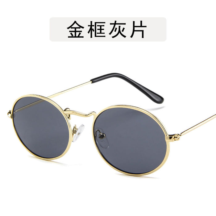 Wholesale AC Lens Small Round Frame Sunglasses JDC-SG-DeL001