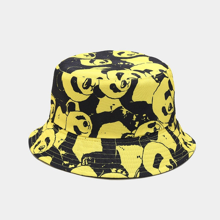 Wholesale cow pattern print bucket hat JDC-FH-LvYi018