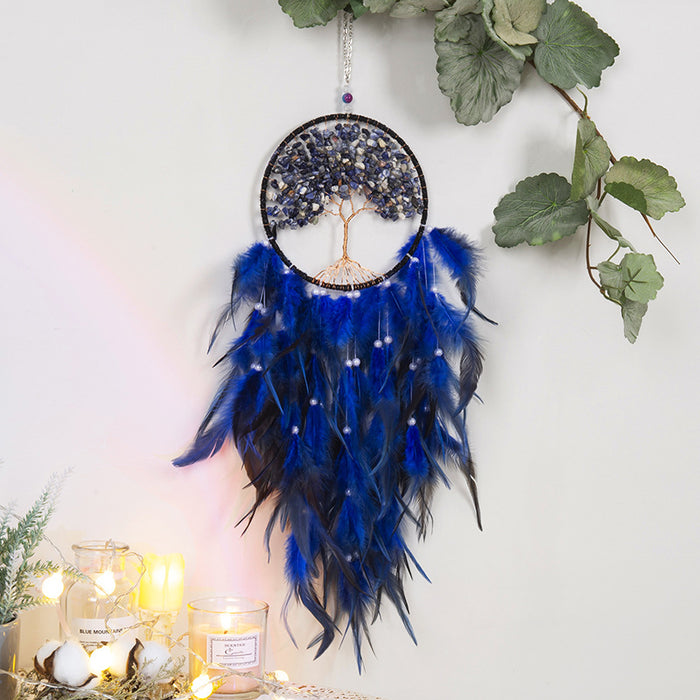 Jewelry WholesaleWholesale Tree of Life Wind Chimes Dreamcatcher MOQ≥2 JDC-DC-MGu017 Dreamcatcher 梦罟 %variant_option1% %variant_option2% %variant_option3%  Factory Price JoyasDeChina Joyas De China