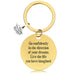 Jewelry WholesaleWholesale Graduation Season Gift Stainless Steel Round Metal Keychain JDC-KC-GangGu015 Keychains 钢古 %variant_option1% %variant_option2% %variant_option3%  Factory Price JoyasDeChina Joyas De China